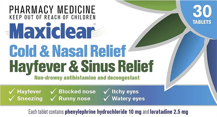 MAXICLEAR Cold & Nasal HayFever &Sinus 30