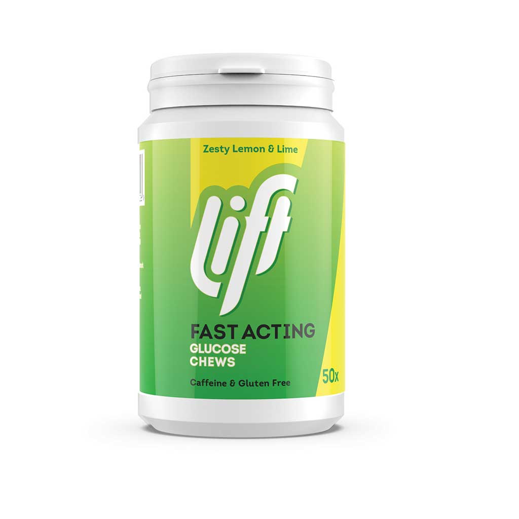 LIFT Glucotabs Lemon & Lime 50s Jar