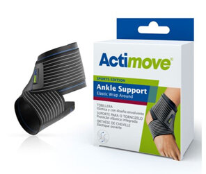 Actimove Sport Ankle Wrap Around Black 
