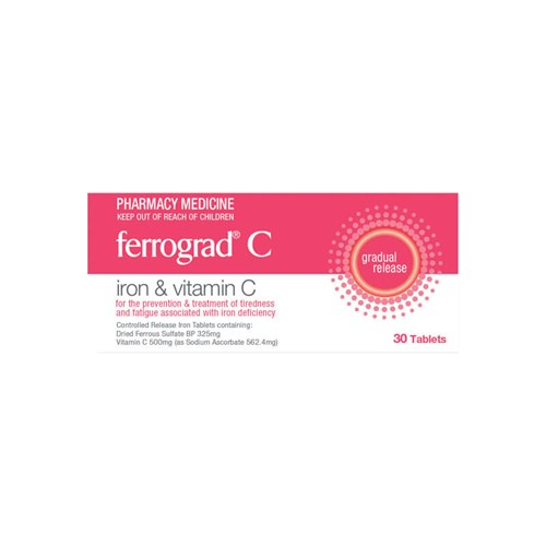 FERROGRAD C 325mg With Vitamin C 500mg 30s