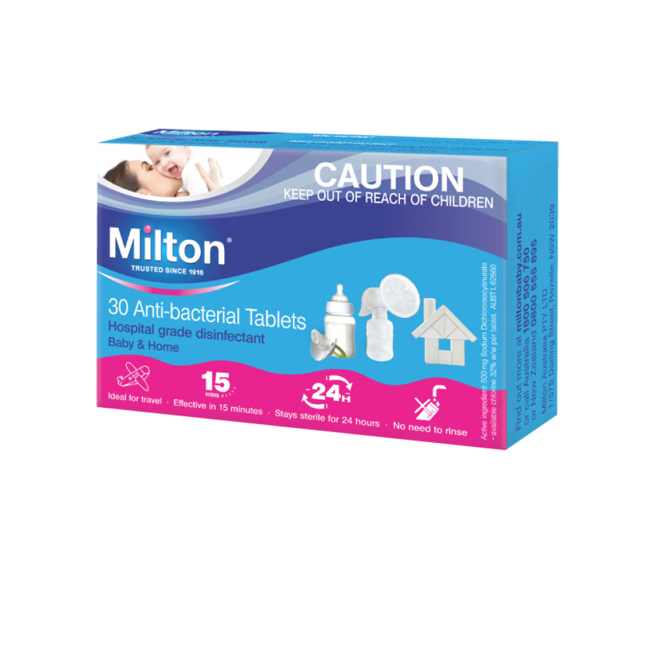 Milton Antibacterial Tablet 30pk