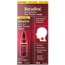 Betadine Sore Throat Gargle Concentrate 40ml